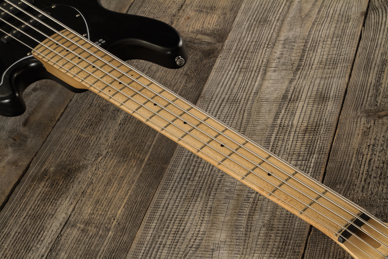 Sandberg California Tm5 Sl Superlight Black Dots 5c All Active Mn - Black - Basse Électrique Solid Body - Variation 5