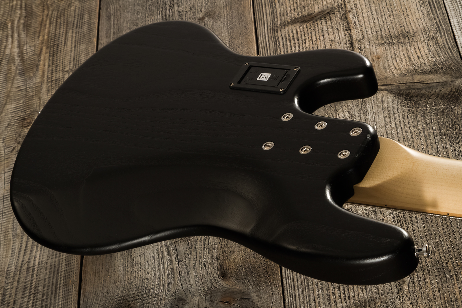 Sandberg California Tm5 Sl Superlight Black Dots 5c All Active Mn - Black - Basse Électrique Solid Body - Variation 7