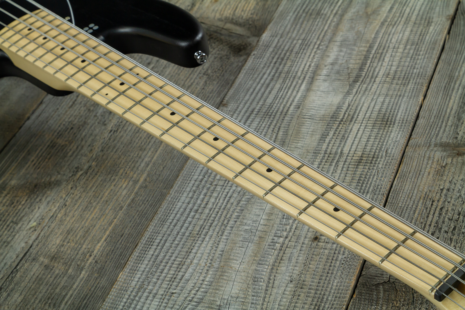 Sandberg California Tm5 Sl Superlight Black Dots Black Pckd 5c All Active Mn - Black Matt - Basse Électrique Solid Body - Variation 7