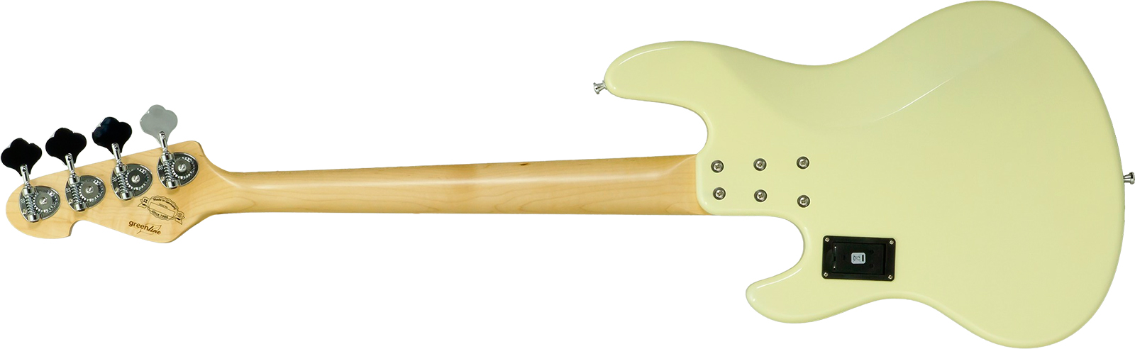 Sandberg California Tt Short Scale Active Mn - Highgloss Creme - Basse Électrique Solid Body - Variation 1