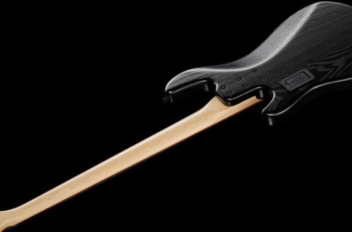 Sandberg California Vm4 White Dots All 4c Active Rw - Highgloss Black - Basse Électrique Solid Body - Variation 2