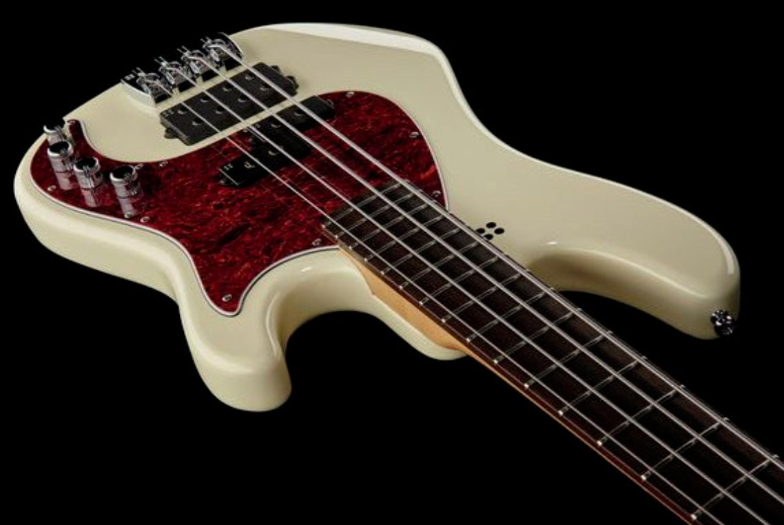 Sandberg California Vm4 White Dots All 4c Active Rw - Highgloss Creme - Basse Électrique Solid Body - Variation 4