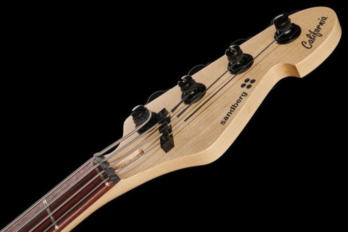 Sandberg California Vm4 White Dots All 4c Active Rw - Highgloss Black - Basse Électrique Solid Body - Variation 4