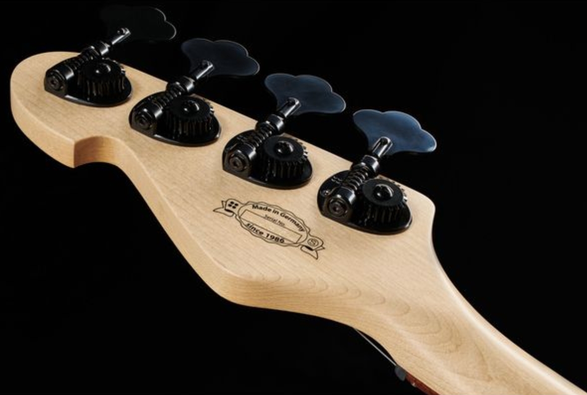 Sandberg California Vm4 White Dots All 4c Active Rw - Highgloss Black - Basse Électrique Solid Body - Variation 5