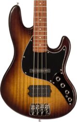 Basse électrique solid body Sandberg California TM4 SL Superlight (PF, White Dots) - Tobacco sunburst matt