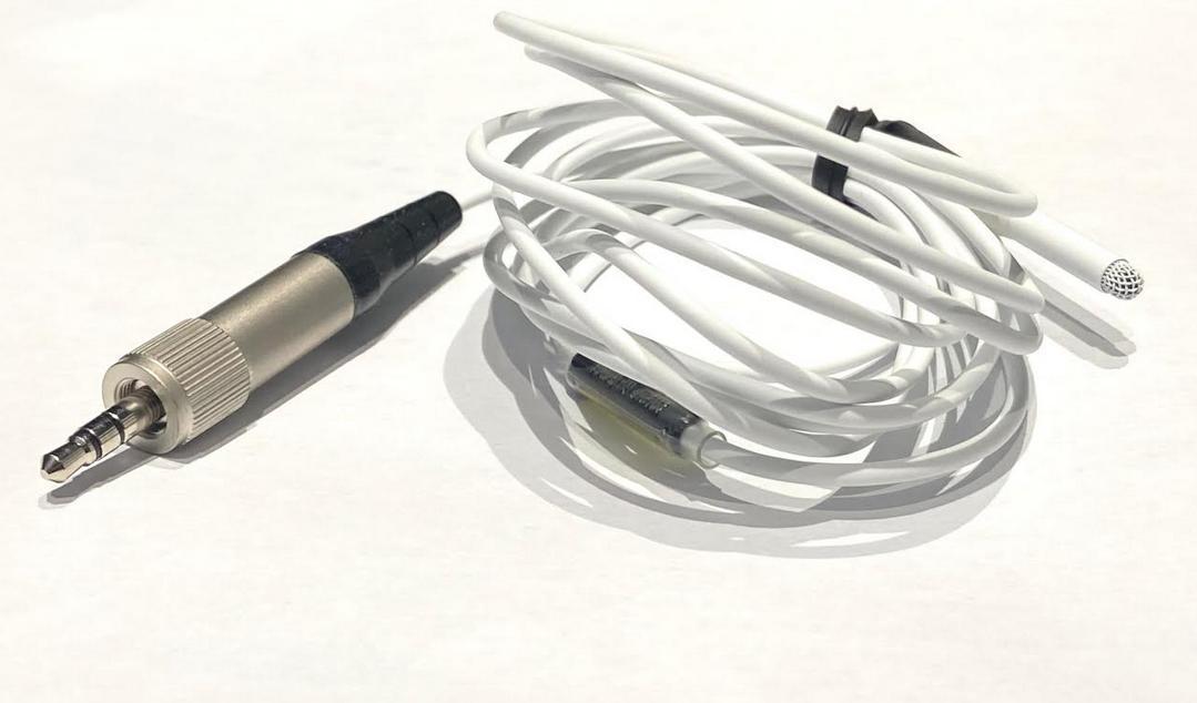 Micro cravate Sanken COS11D mini jack blanc