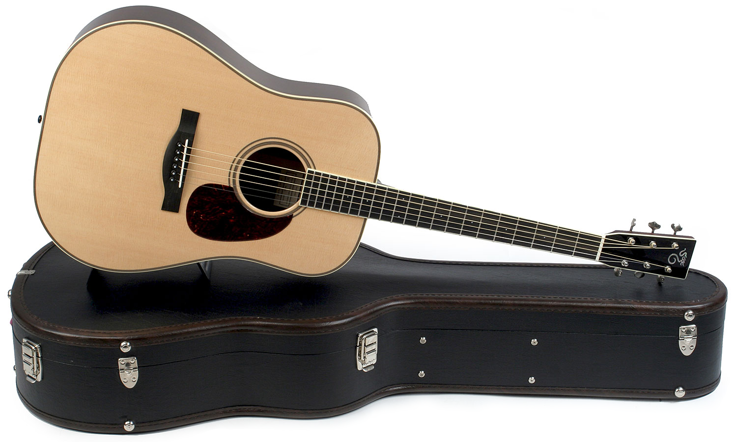 Santa Cruz D Model Dreadnought Epicea Palissandre - Natural - Guitare Acoustique - Variation 1