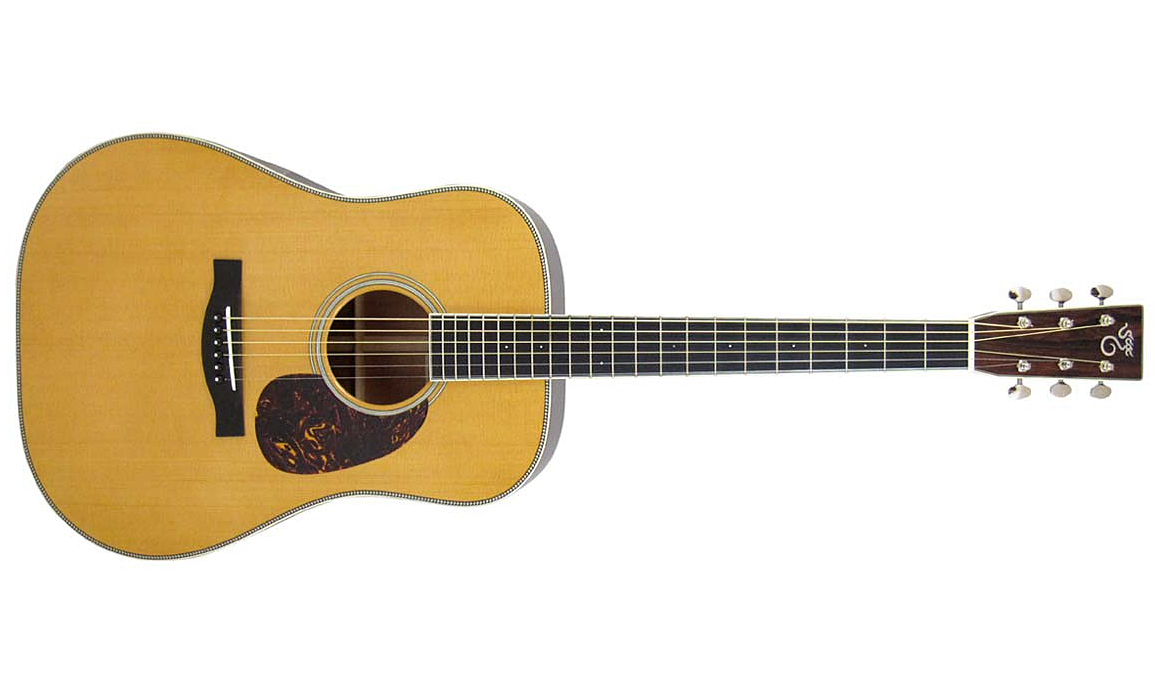 Santa Cruz Vintage Artist Dreadnought Epicea Palissandre - Natural - Guitare Acoustique - Variation 1