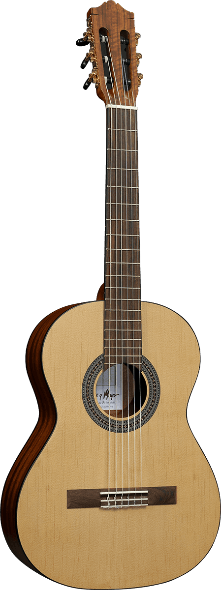Santos Y Mayor Gsm 7 4/4 - Natural - Guitare Classique Format 4/4 - Variation 1