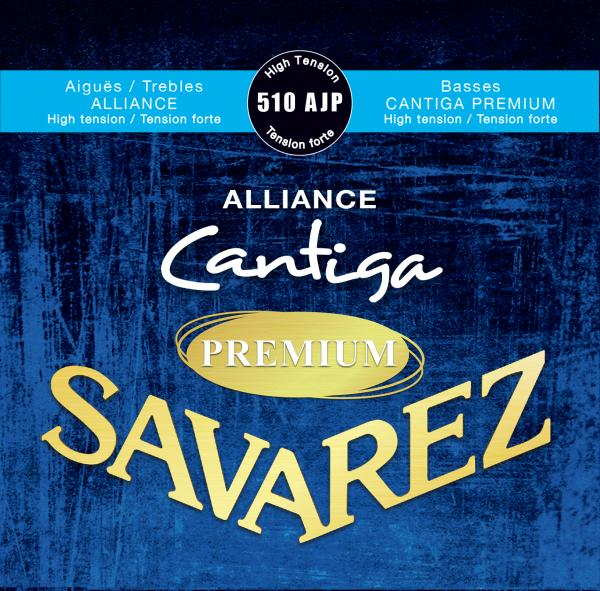 Savarez Jeu De 6 Cordes 510 Ajp Cantiga Alliance Premium Tension Forte - Cordes Guitare Classique Nylon - Main picture