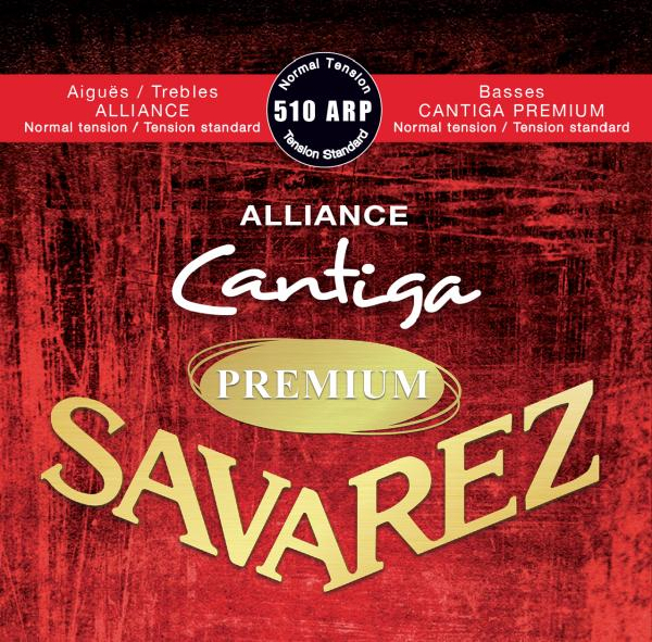Savarez Jeu De 6 Cordes 510 Arp Cantiga Premium Tension Normale - Cordes Guitare Classique Nylon - Main picture