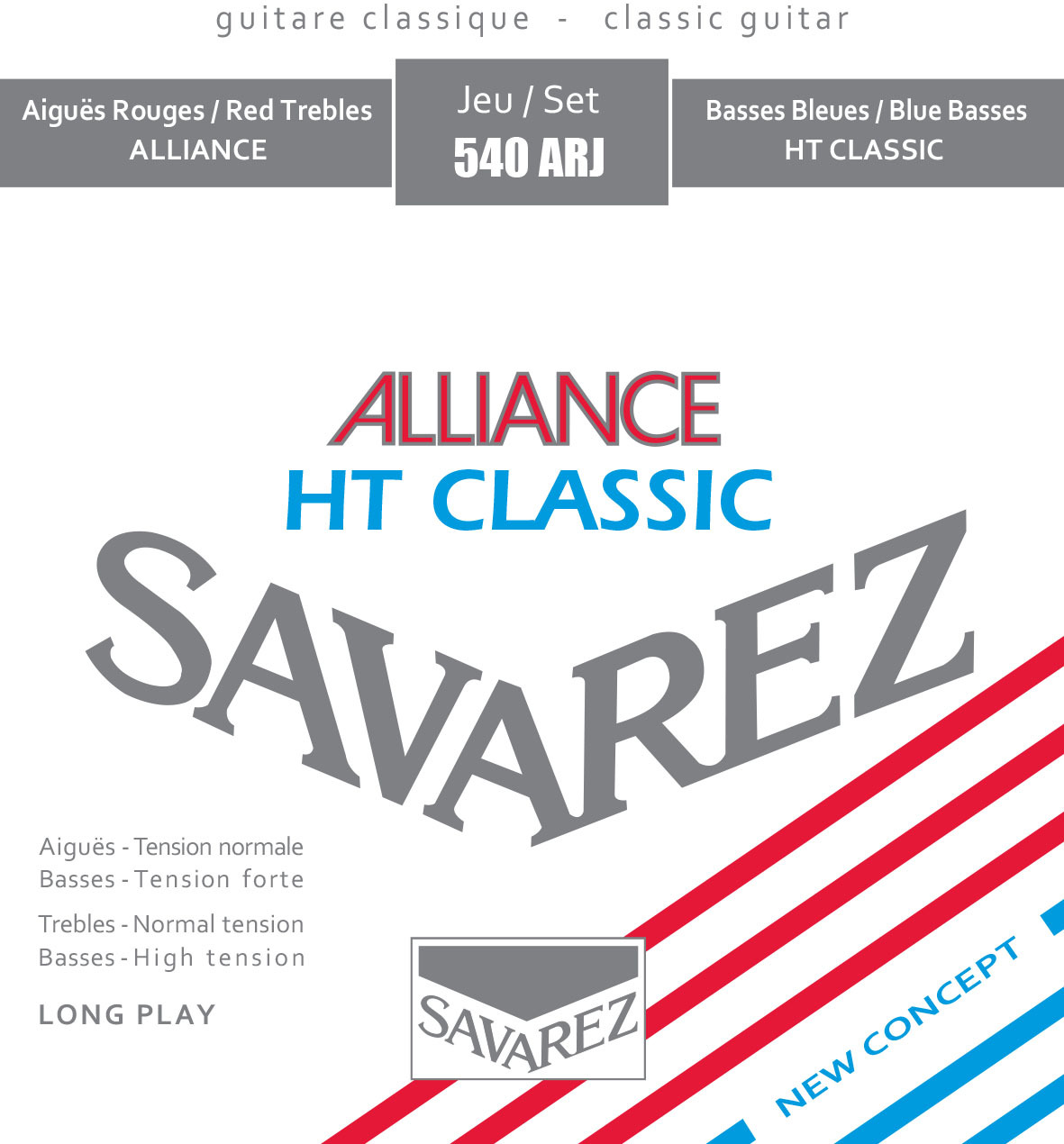 Savarez 540arj Alliance Ht Classic Tirant Mixte - Cordes Guitare Classique Nylon - Main picture
