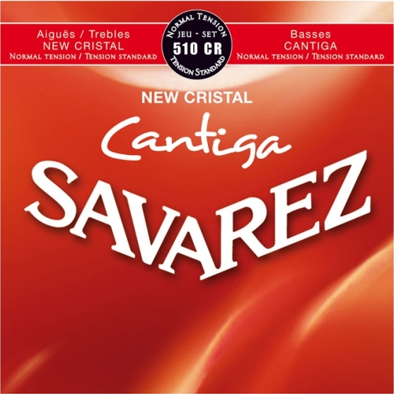 Savarez Jeu De 6 Cordes Acoustic / Classique (6) 510cr Cantiga New Cristal Tension Normale - Cordes Guitare Classique Nylon - Main picture