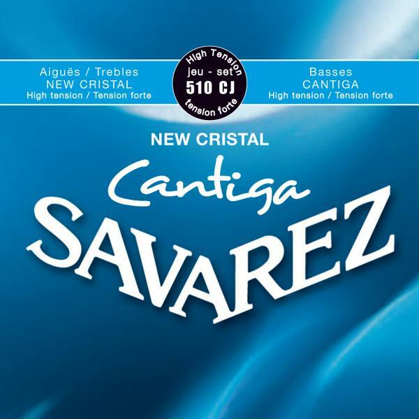 Savarez Jeu De 6 Cordes Guit. Classique Cantiga New Cristal Tension Forte 510cj - Cordes Guitare Classique Nylon - Main picture