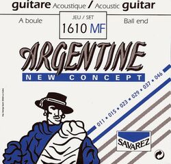 Cordes guitare acoustique Savarez Classic 1610MF Argentine Light 11-46 - Jeu de 6 cordes