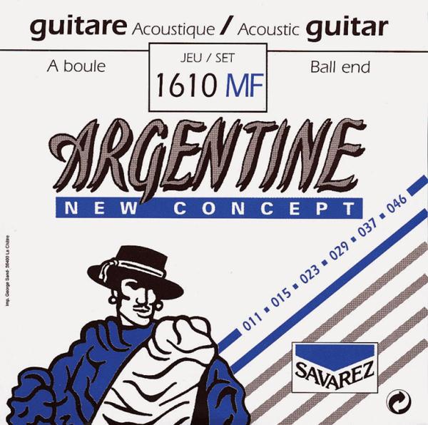 Cordes guitare acoustique Savarez Classic 1610MF Argentine Light 11-46 - Jeu de 6 cordes
