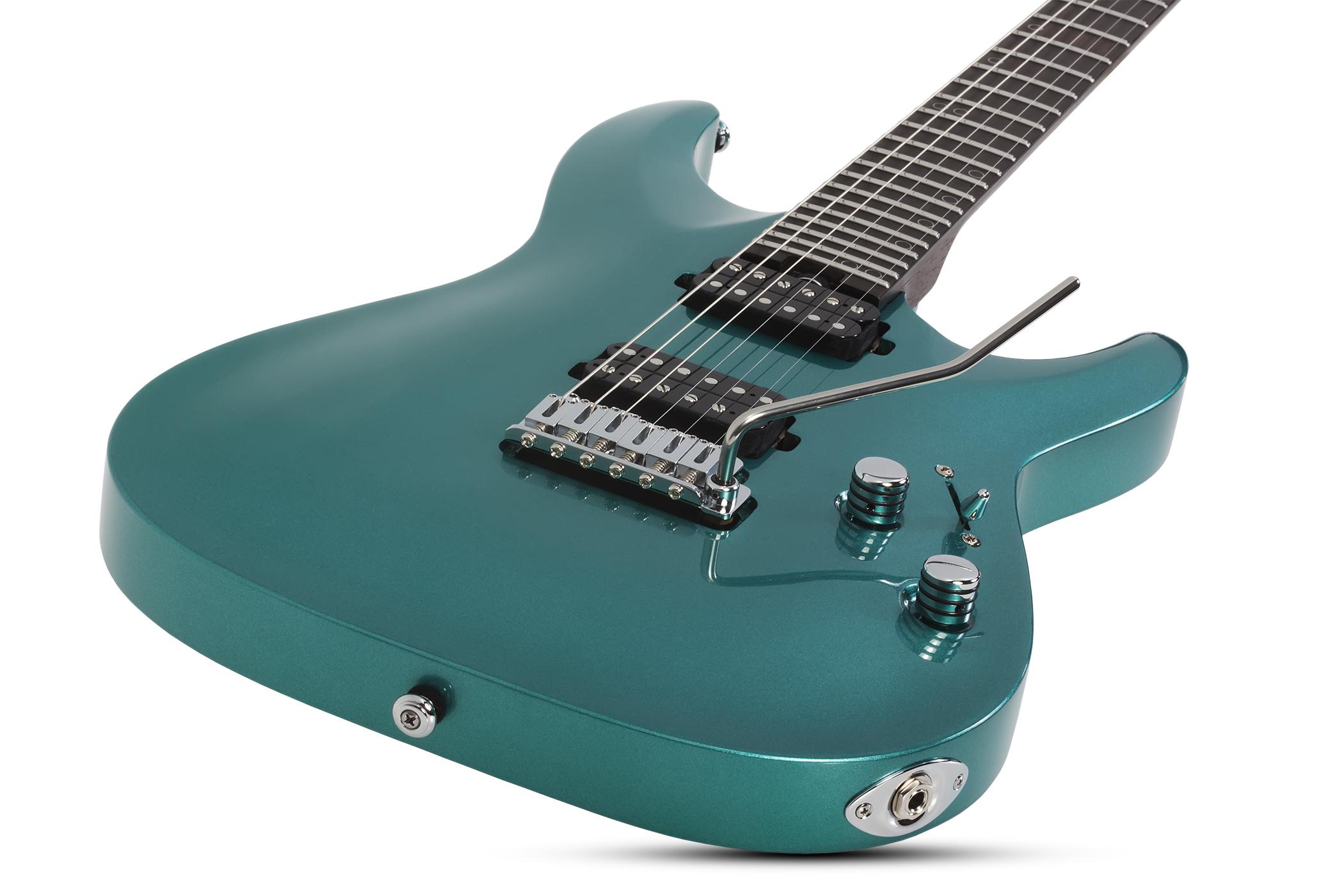 Schecter Aaron Marshall Am-6 Signature 2h Trem Eb - Artic Jade - Guitare Électrique Forme Str - Variation 1