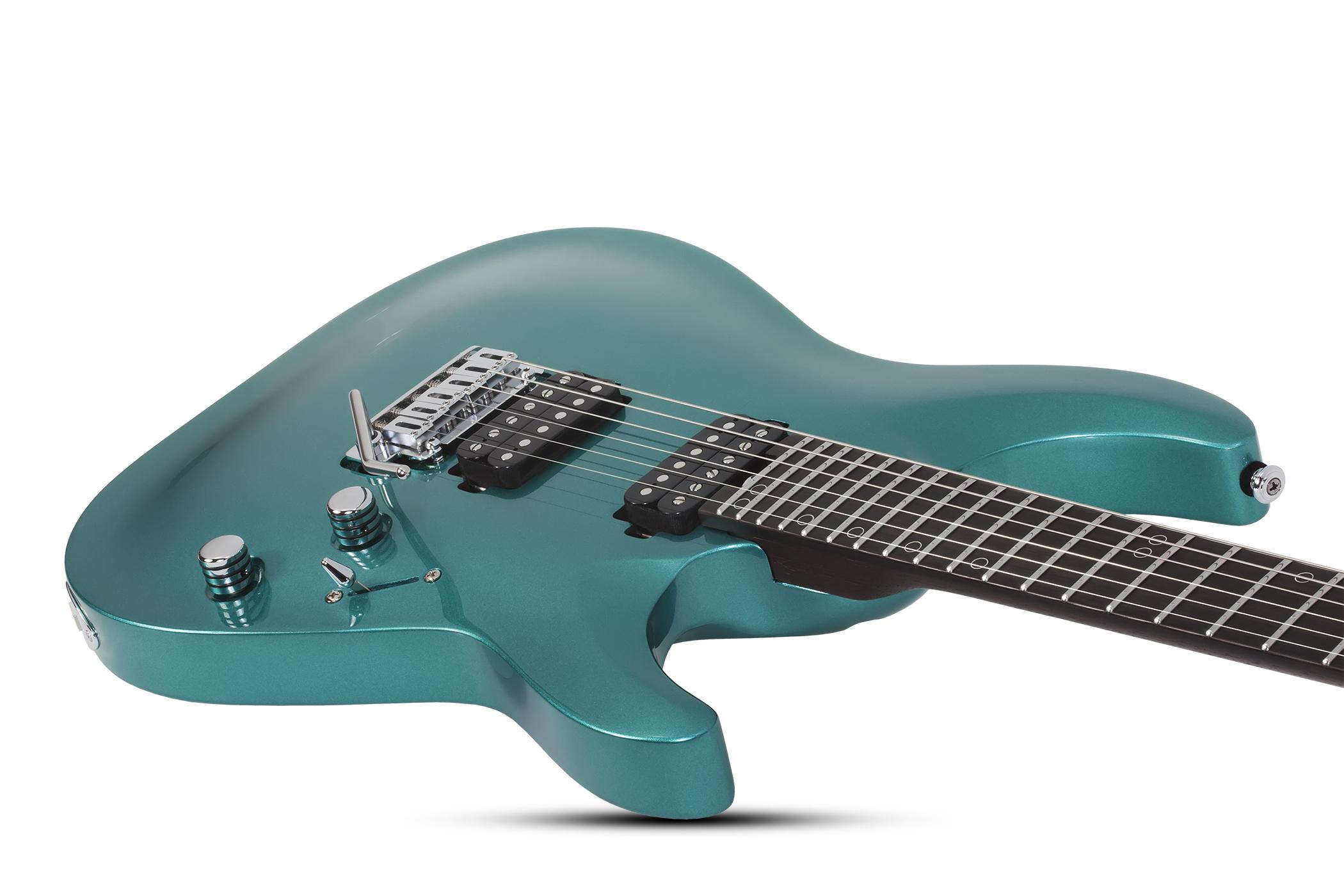 Schecter Aaron Marshall Am-6 Signature 2h Trem Eb - Artic Jade - Guitare Électrique Forme Str - Variation 2