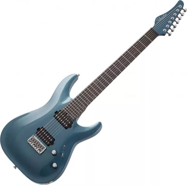 Guitare électrique baryton Schecter Aaron Marshall AM-7 - Cobalt Slate