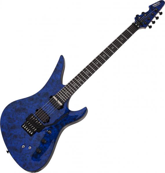 Guitare électrique solid body Schecter Avenger FR S Apocalypse - Blue reign