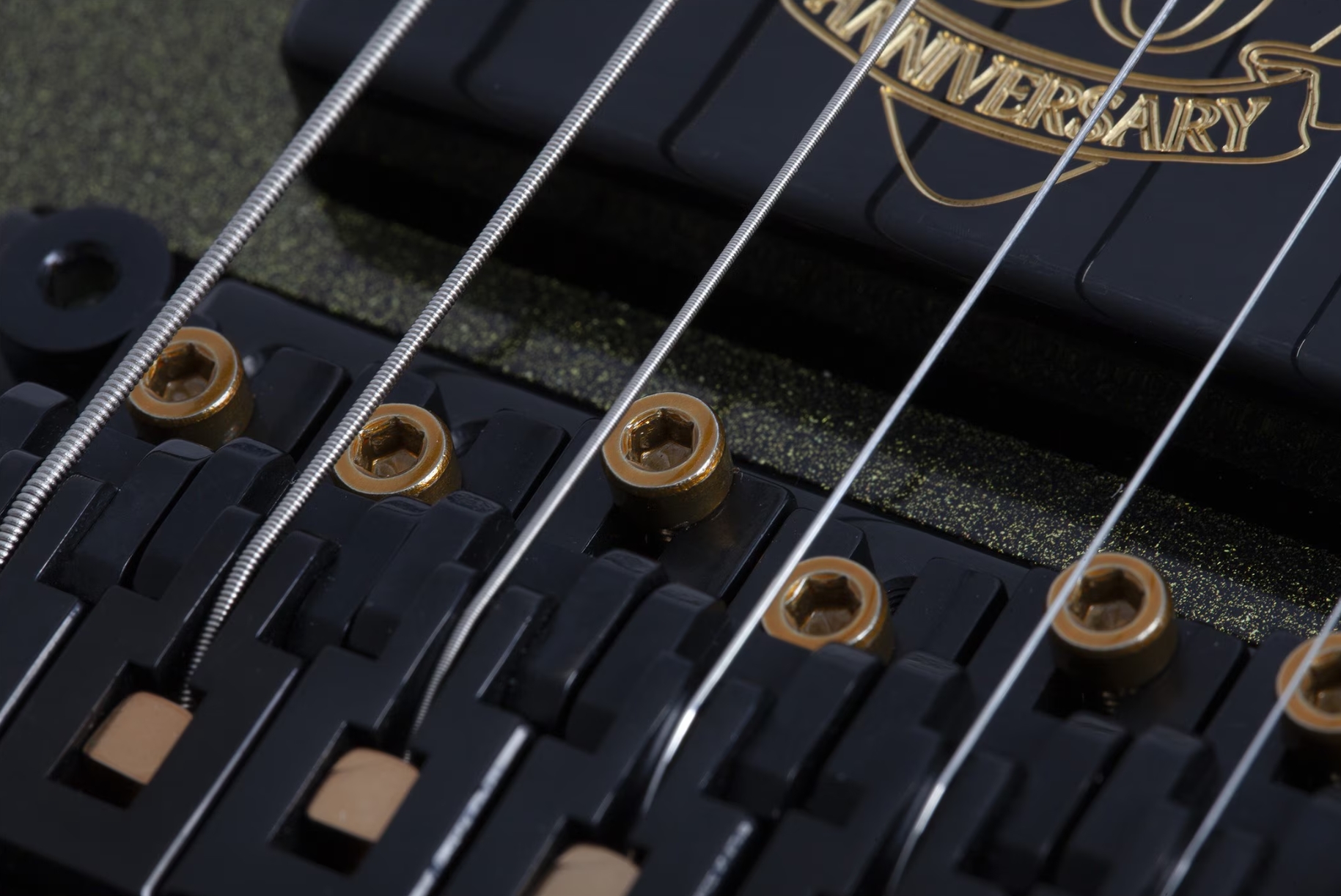 Schecter Avenger Fr-s 50th Ann. 2h Sustainiac Fr Eb - 50th Gold Burst - Guitare Électrique MÉtal - Variation 6