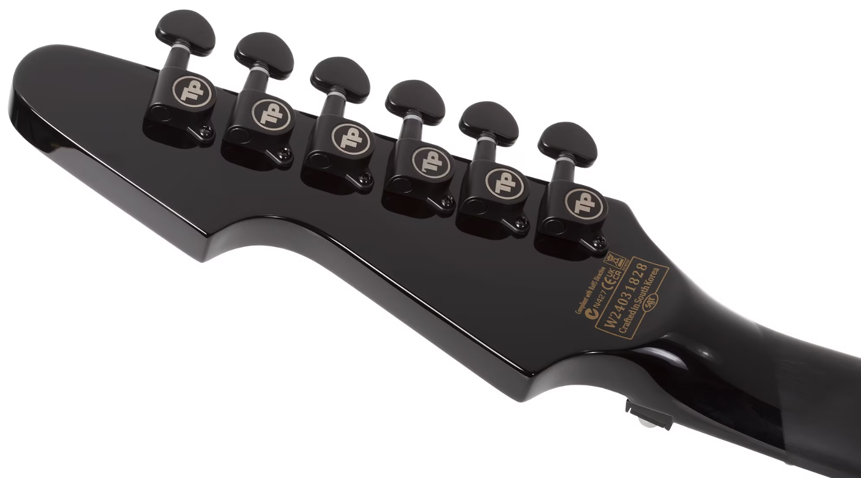 Schecter Avenger Pryzm Palladium 2h Fishman Fluence Modern Fr Eb - Gloss Black - Guitare Électrique 7 Cordes - Variation 6