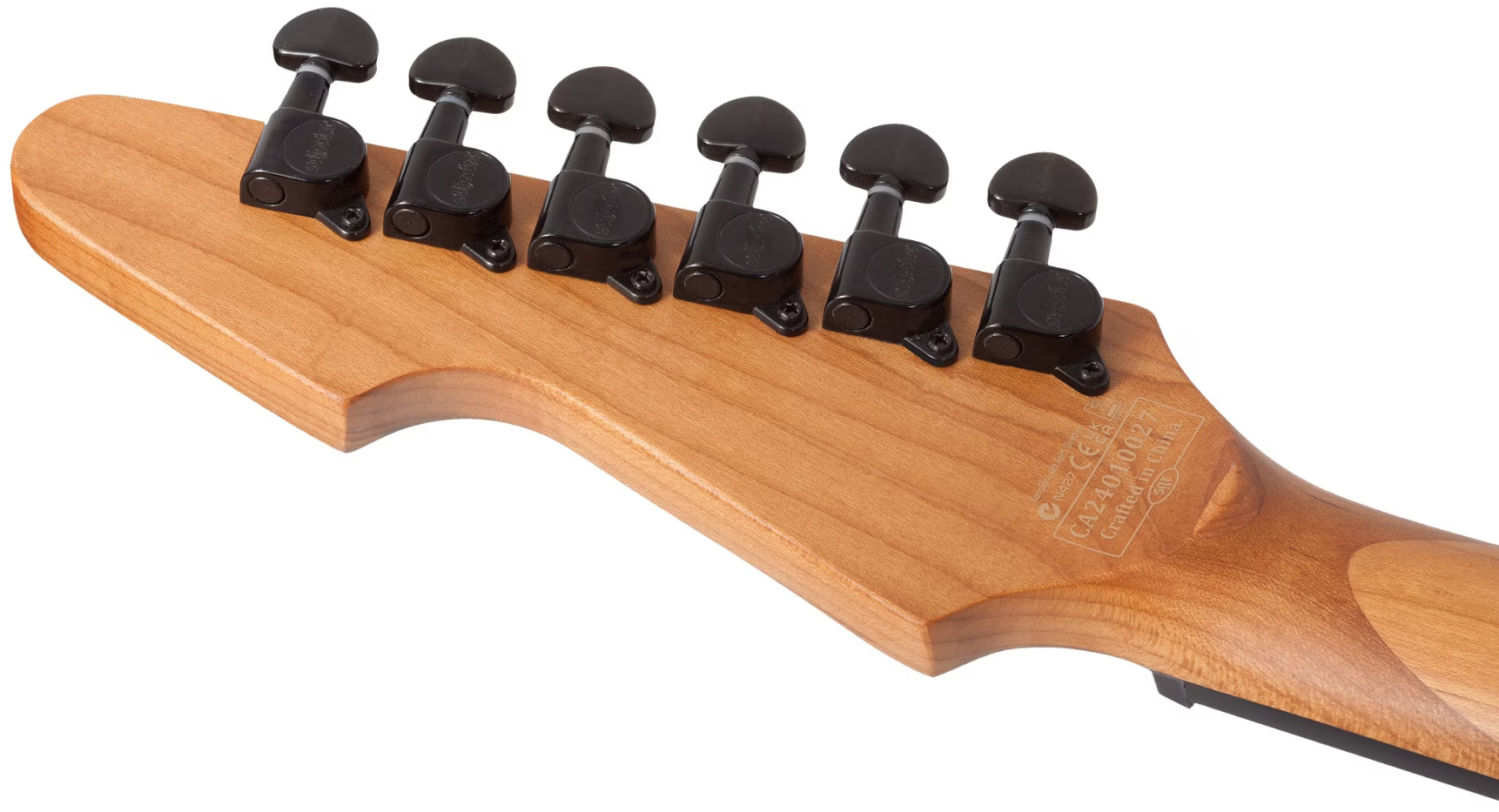 Schecter Avenger Standard 2h Ht Rw - Charcoal Satin - Guitare Électrique MÉtal - Variation 5