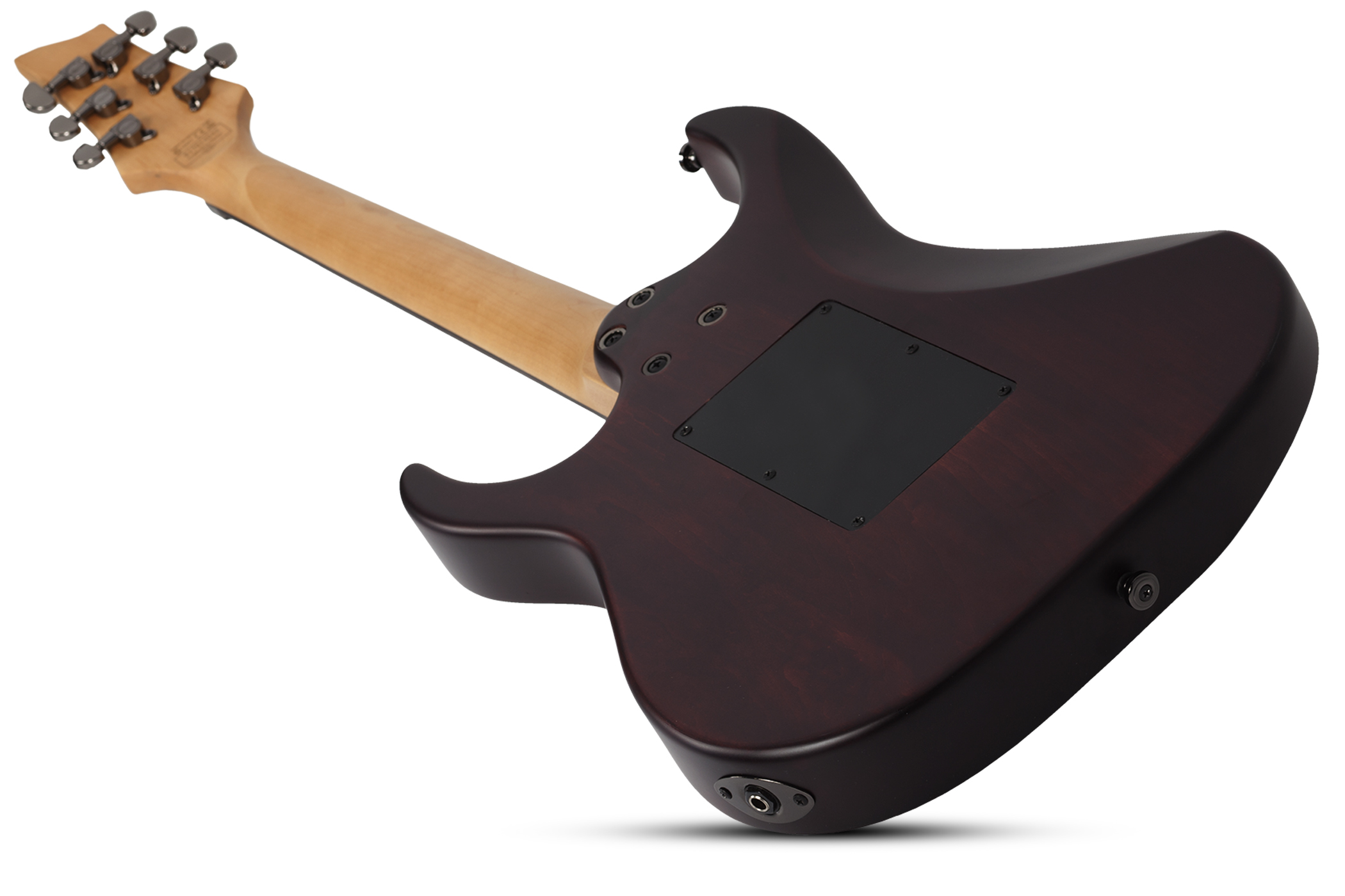 Schecter Banshee 6 Fr Sgr Hss Rw - Walnut Satin - Guitare Électrique Forme Str - Variation 2