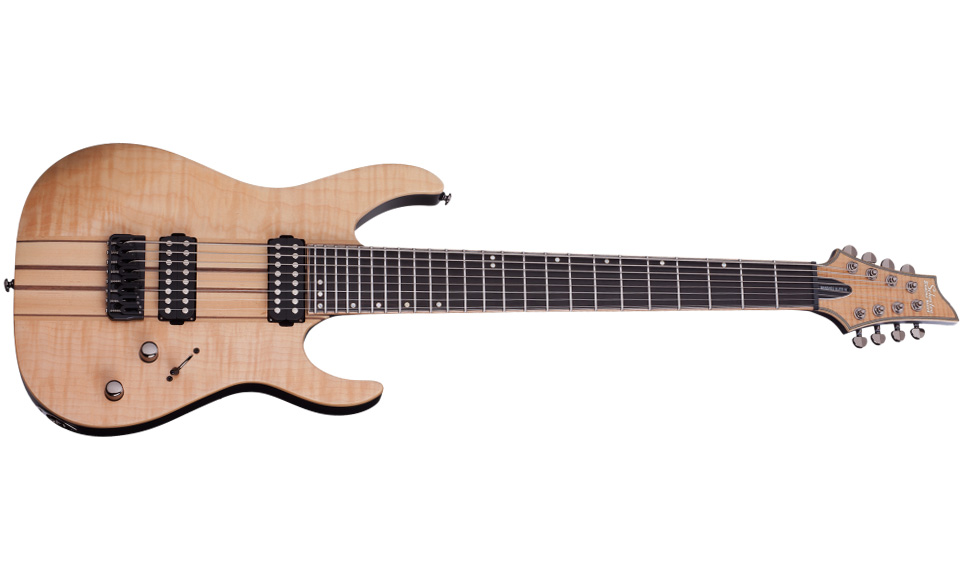 Schecter Banshee Elite-8 Hh Ht - Gloss Natural - Guitare Électrique Baryton - Variation 1