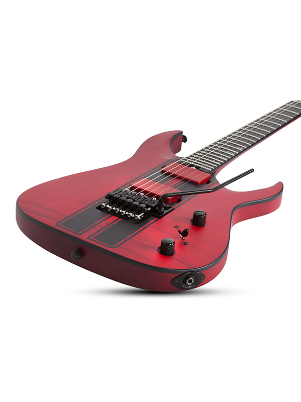 Schecter Banshee Gt Fr Emg 2h Eb - Trans Red - Guitare Électrique Forme Str - Variation 1