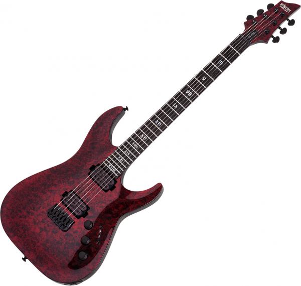 Schecter C-1 Apocalypse - red reign Double cut electric guitar