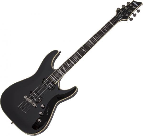 schecter blackjack シリーズ Schecter C-1 Blackjack - black E-gitarre in str-form