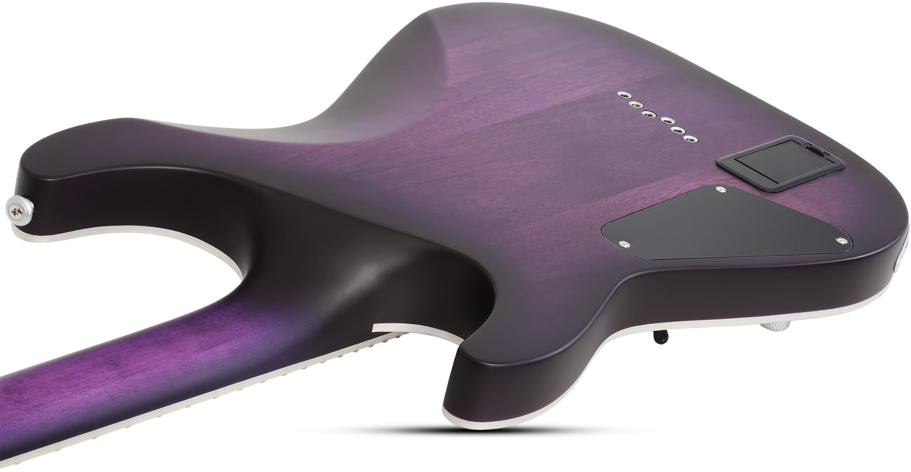 Schecter C-1 Platinum 2h Emg Ht Eb - Satin Purple Burst - Guitare Électrique Forme Str - Variation 3