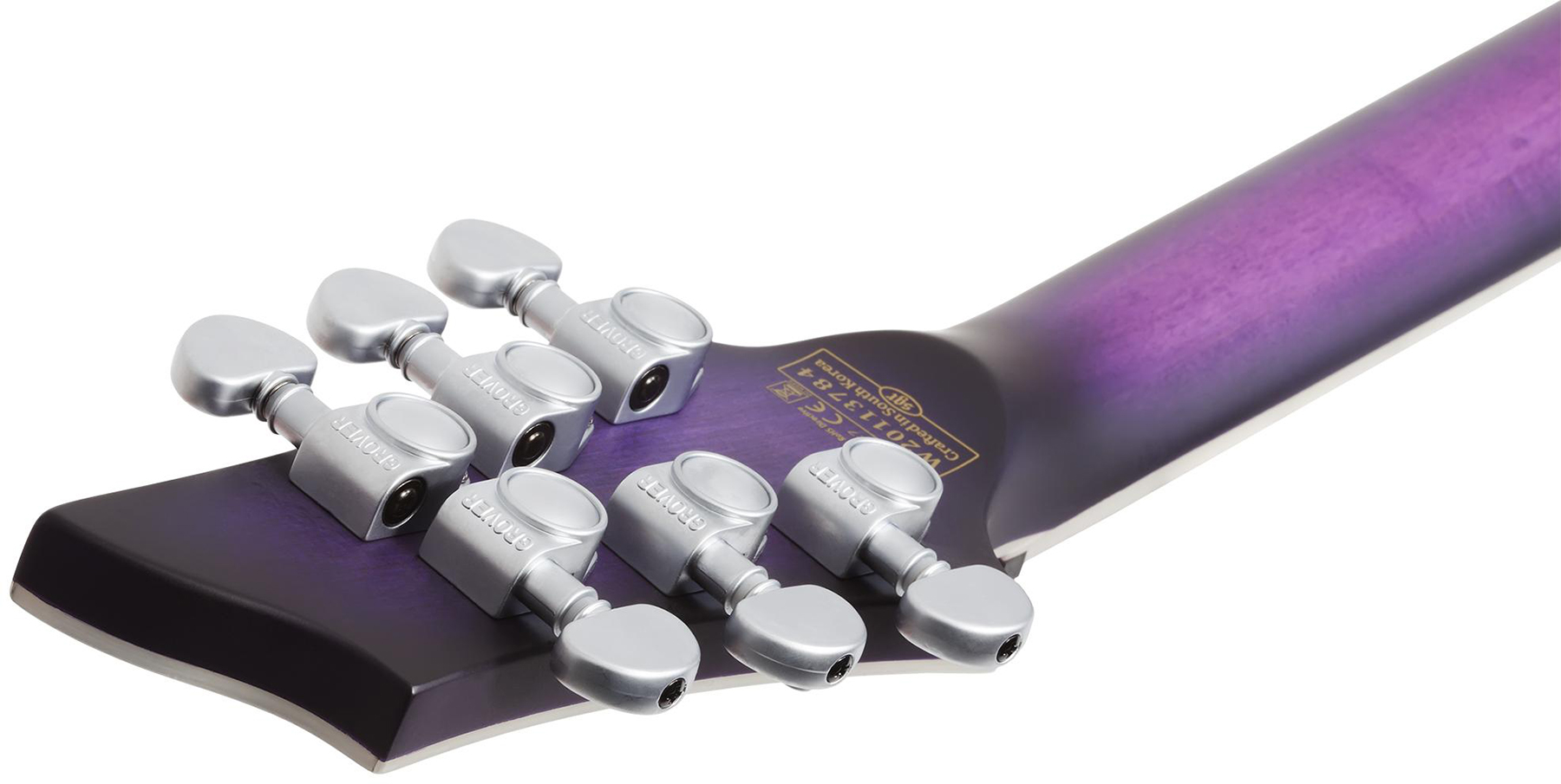Schecter C-1 Platinum 2h Emg Ht Eb - Satin Purple Burst - Guitare Électrique Forme Str - Variation 5