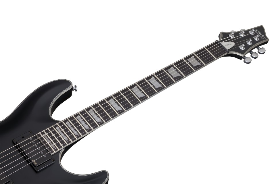 Schecter C-1 Platinum 2h Emg Ht Eb - Satin Black - Guitare Électrique Forme Str - Variation 4