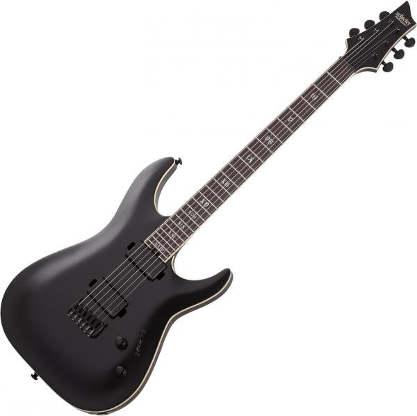 Schecter C-1 SLS Evil Twin - satin black Str shape electric guitar