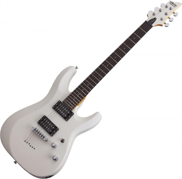 SCHECTER ( シェクター) C-6 FR DELUXE SWHT ギター Amazon.com: Schecter C-6 FR DELUXE Satin Black Solid-Body