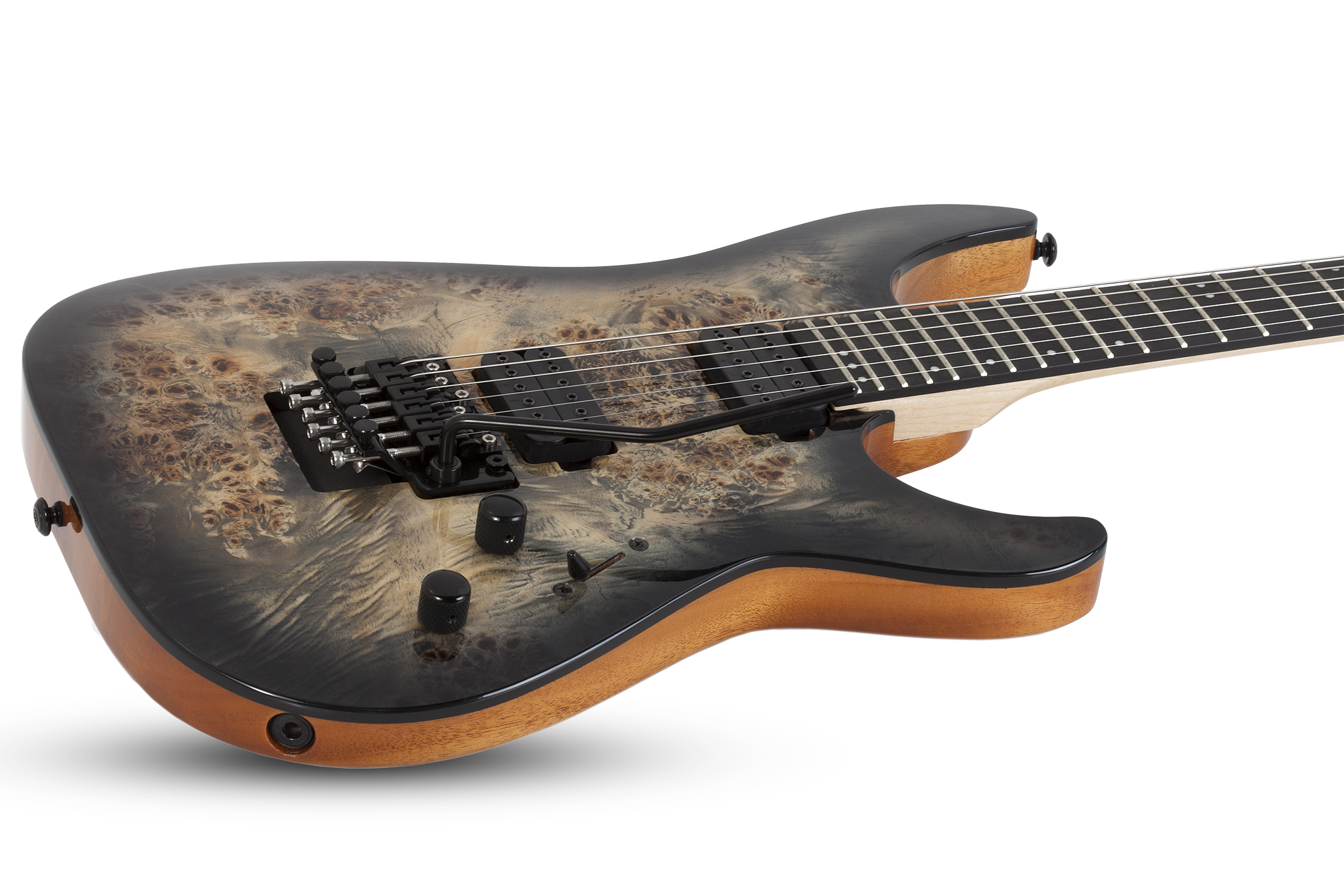 Schecter C-6 Pro Fr 2h Wen - Charcoal Burst - Guitare Électrique Double Cut - Variation 2