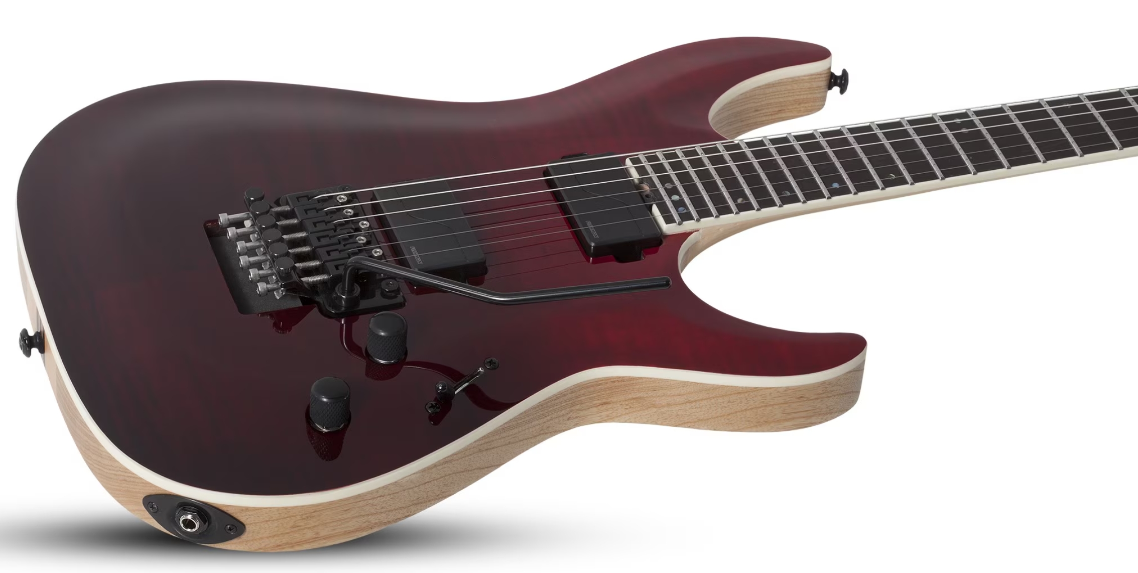 Schecter C1 Fr Sls Elite 2h Fishman Fluence Modern Eb - Blood Burst - Guitare Électrique Forme Str - Variation 1
