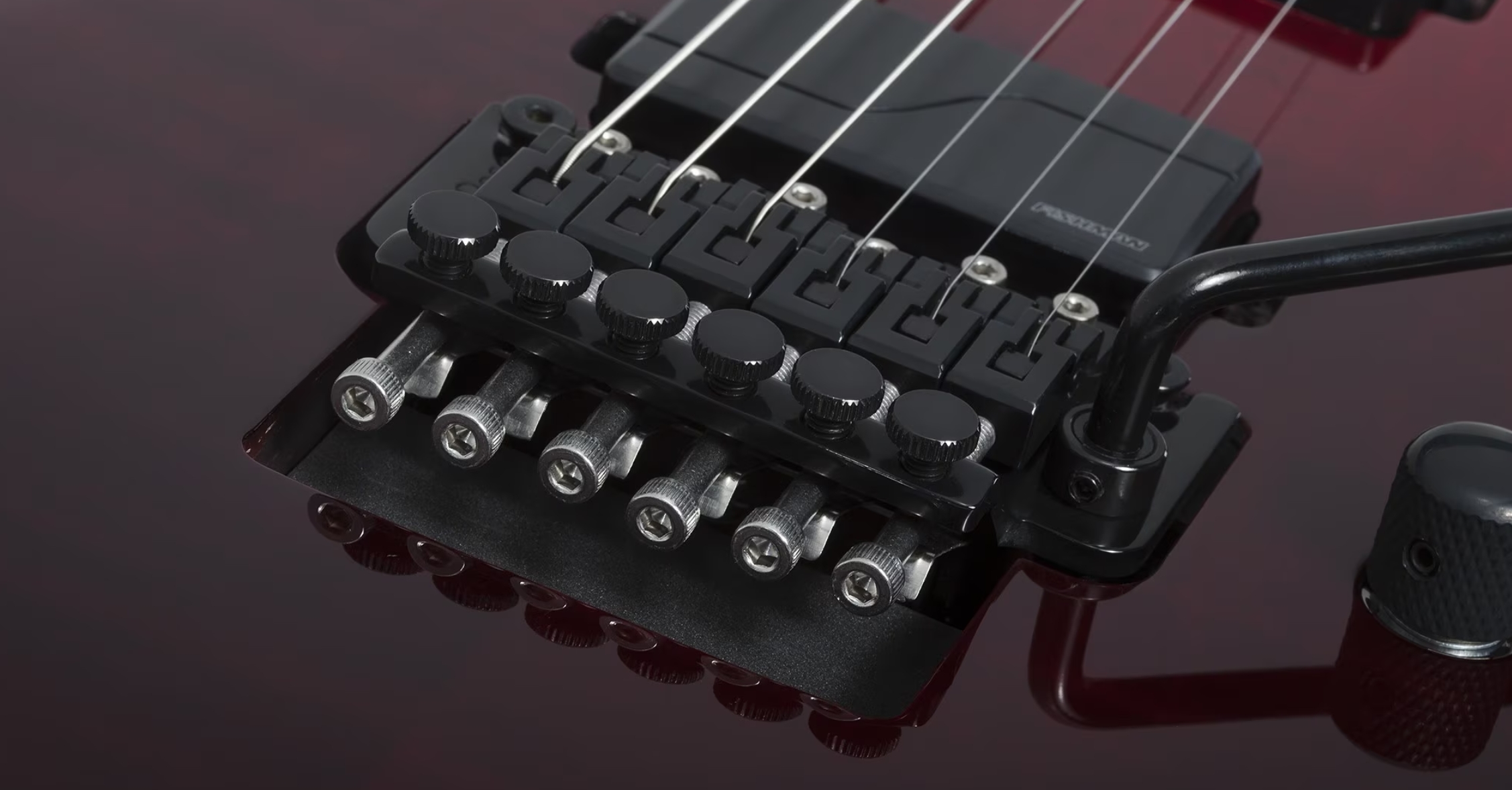 Schecter C1 Fr Sls Elite 2h Fishman Fluence Modern Eb - Blood Burst - Guitare Électrique Forme Str - Variation 4