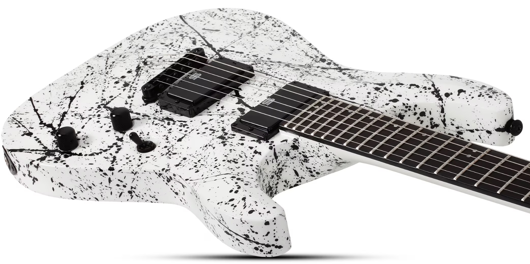 Schecter C1 Ink Bomb 2h Seymour Duncan Ht Eb - Ink Bomb - Guitare Électrique MÉtal - Variation 1
