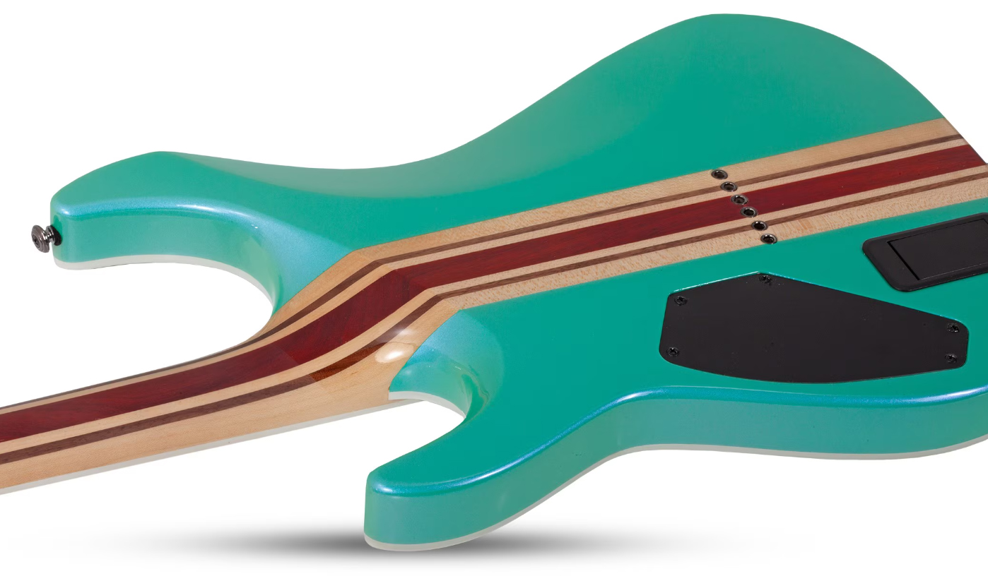 Schecter C1 Sls Hollywood 2h Fishman Fluence Modern Ht Eb - Glacier - Guitare Électrique MÉtal - Variation 3