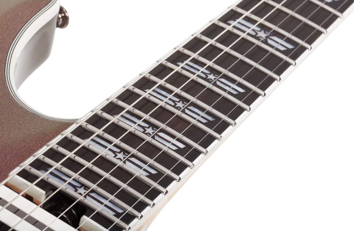 Schecter C1 Sls Hollywood 2h Fishman Fluence Modern Ht Eb - Supernova - Guitare Électrique MÉtal - Variation 6