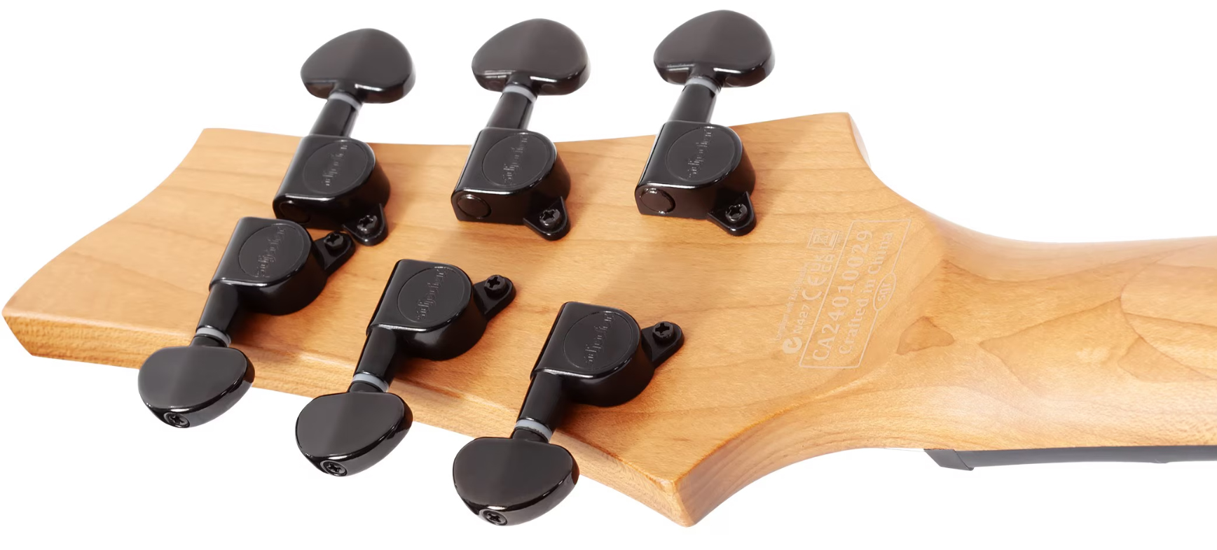 Schecter C1 Standard 2h Ht Rw - Charcoal Satin - Guitare Électrique Forme Str - Variation 6