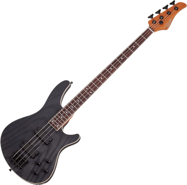 ベース 4strings Schecter C-4 Standard - charcoal satin Solid body electric bass