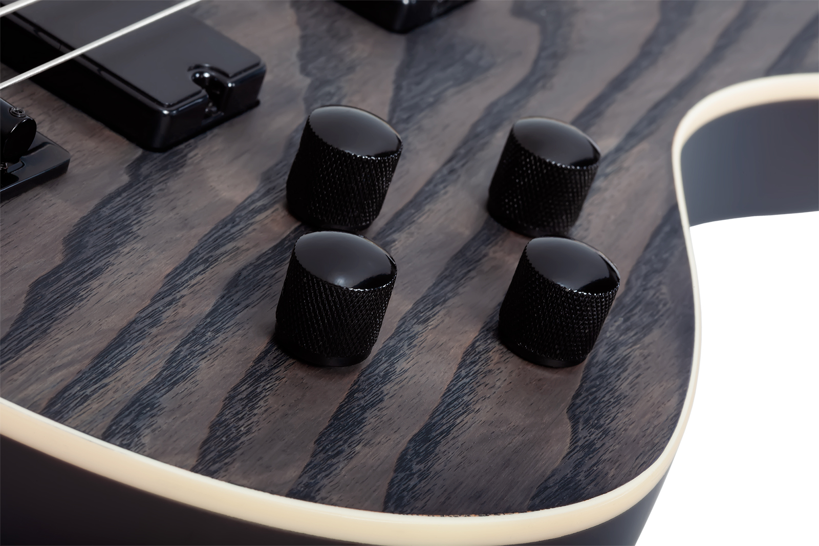 Schecter C5 Standard 5c Rw - Charcoal Satin - Basse Électrique Solid Body - Variation 4