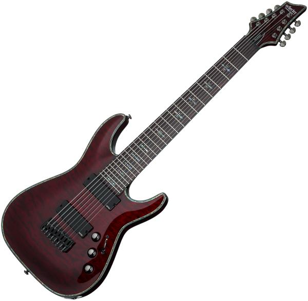 ギター Schecter Schecter C-8 Deluxe Electric Guitar Satin White B2822 - 441
