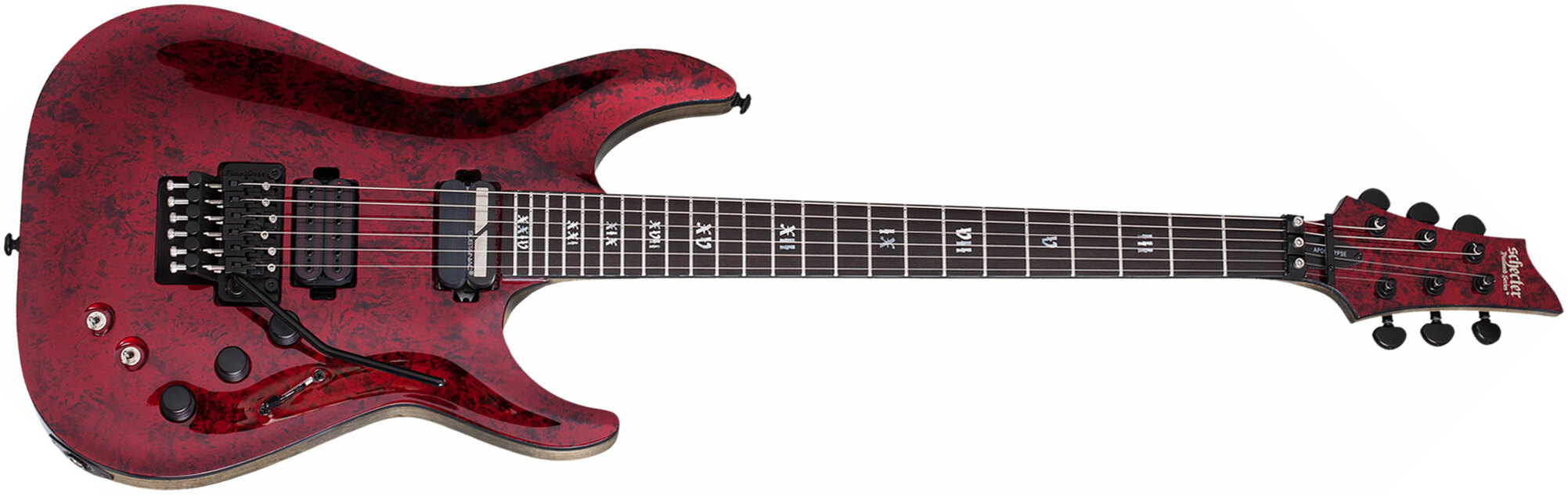 Schecter Apocalypse C-1 Fr S 2h Sustainiac - Red Reign - Guitare Électrique Double Cut - Main picture