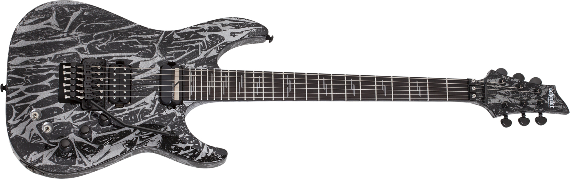 Schecter C-1 Fr  S Silver Mountain 2h Sustainiac Ht Eb - Silver Mountain - Guitare Électrique Forme Str - Main picture