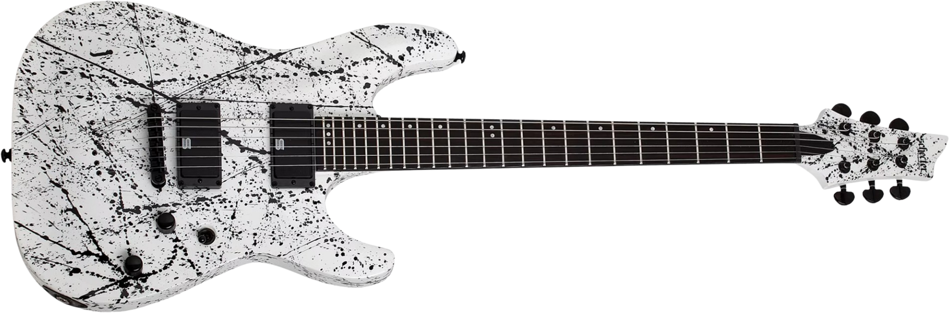 Schecter C1 Ink Bomb 2h Seymour Duncan Ht Eb - Ink Bomb - Guitare Électrique MÉtal - Main picture